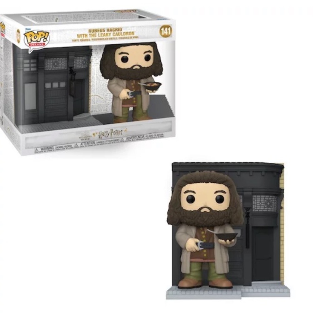 Funko POP! Harry Potter Deluxe Rubeus Hagrid with the Leaky Cauldron #141